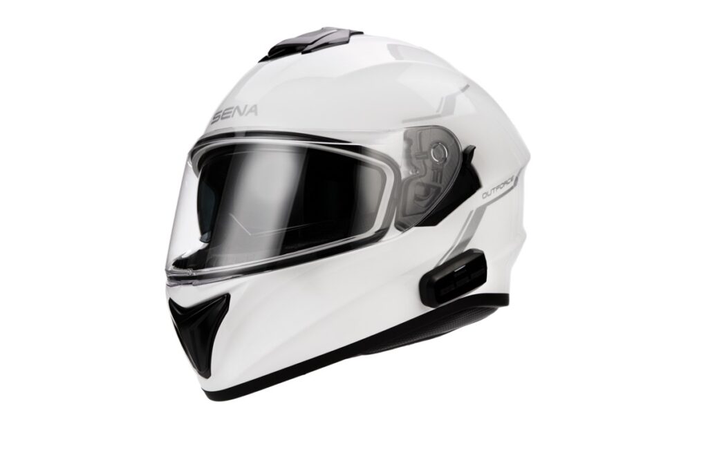 SENA Outforce Full Face Helmet Bluetooth — White