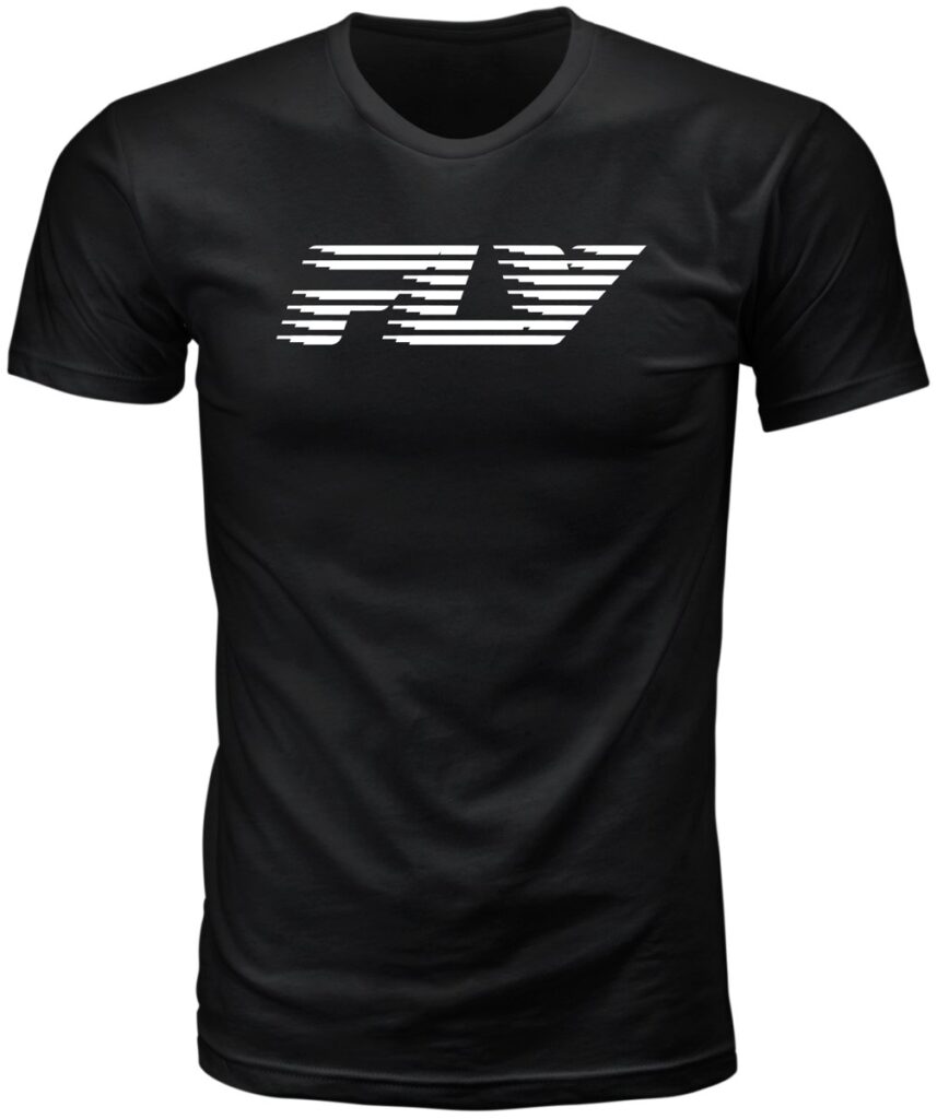 FLY RACING Fast Tee — Black — FAST