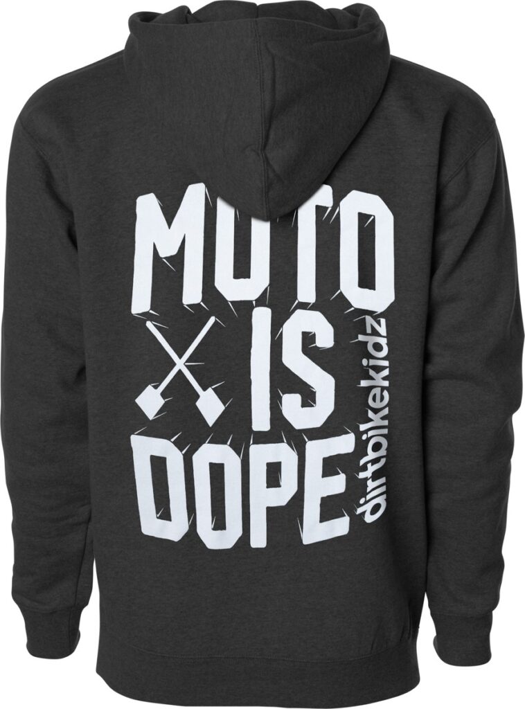 DBK Youth Moto Is Dope Hoodie (2026) — Charcoal Heather
