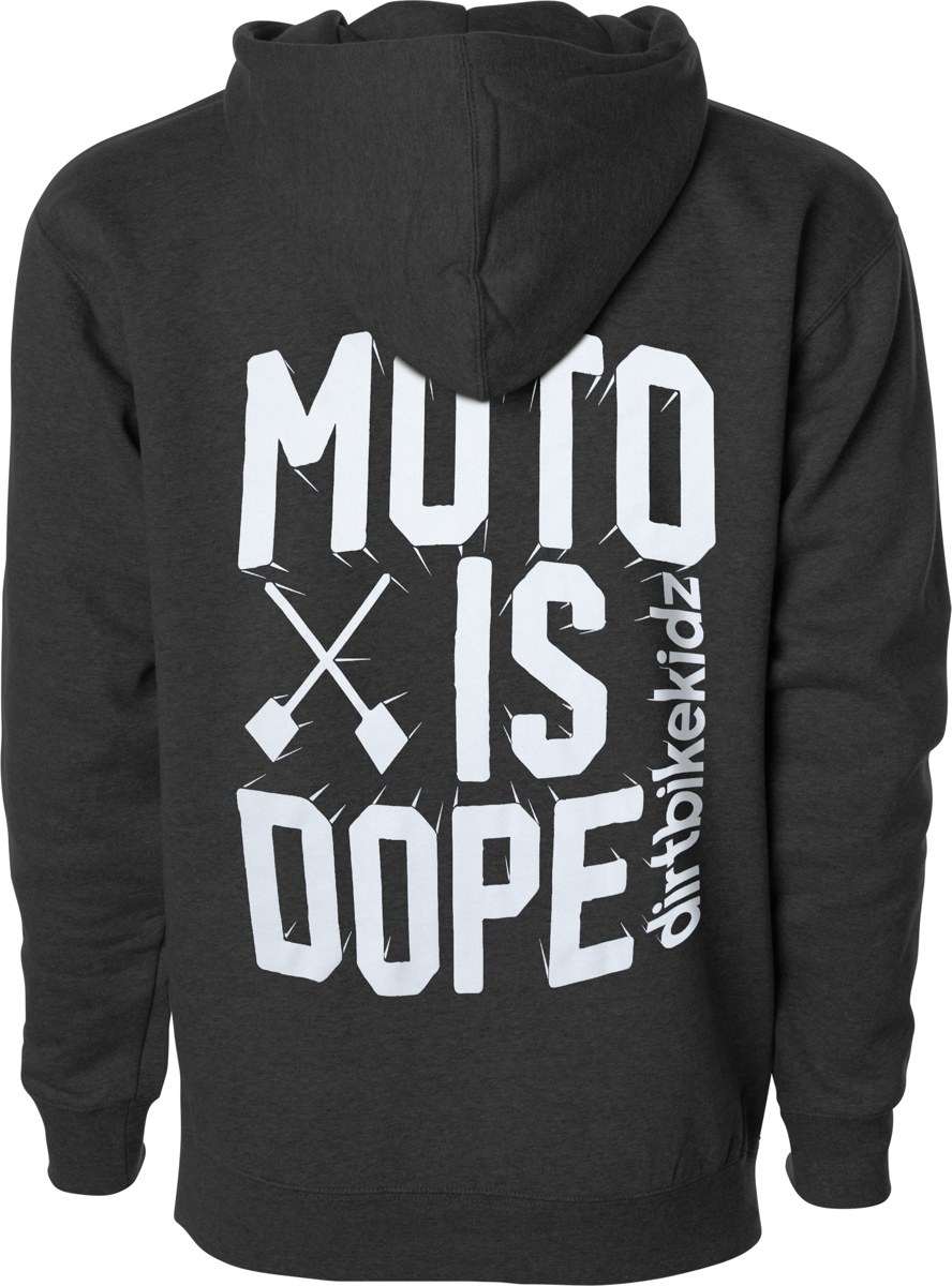 DBK Youth Moto Is Dope Hoodie (2026) — Charcoal Heather