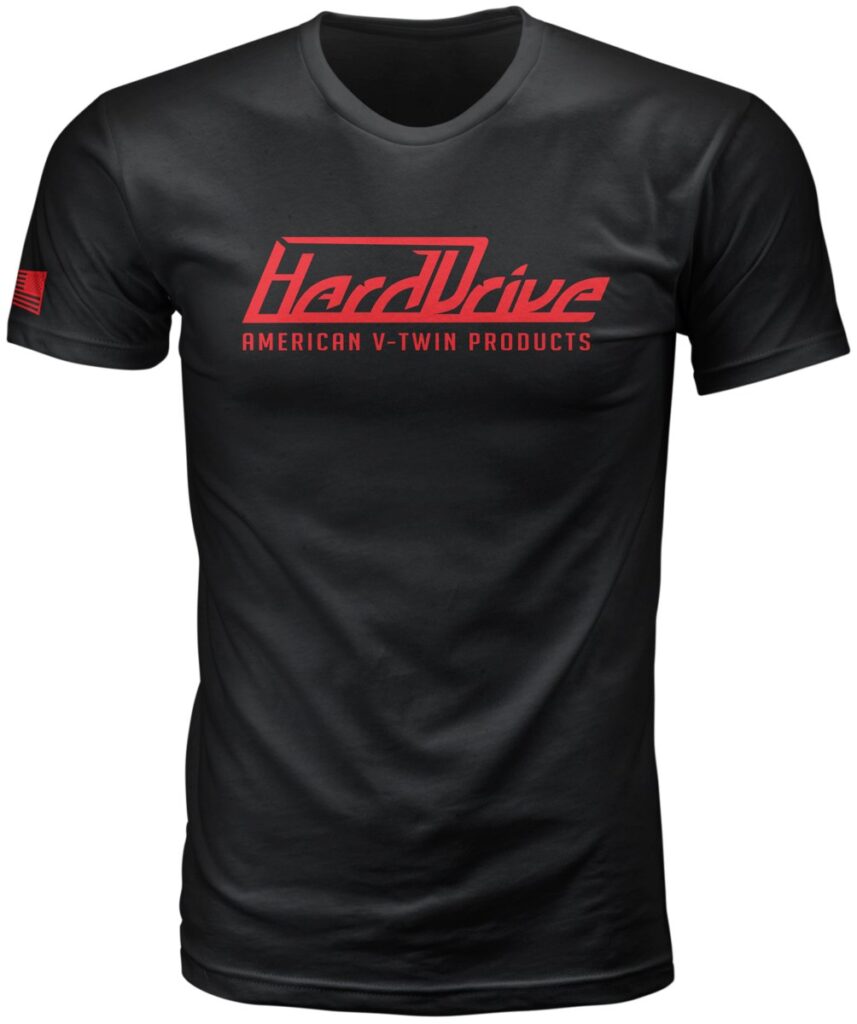 HARDDRIVE HardDrive Tee — Black/Red