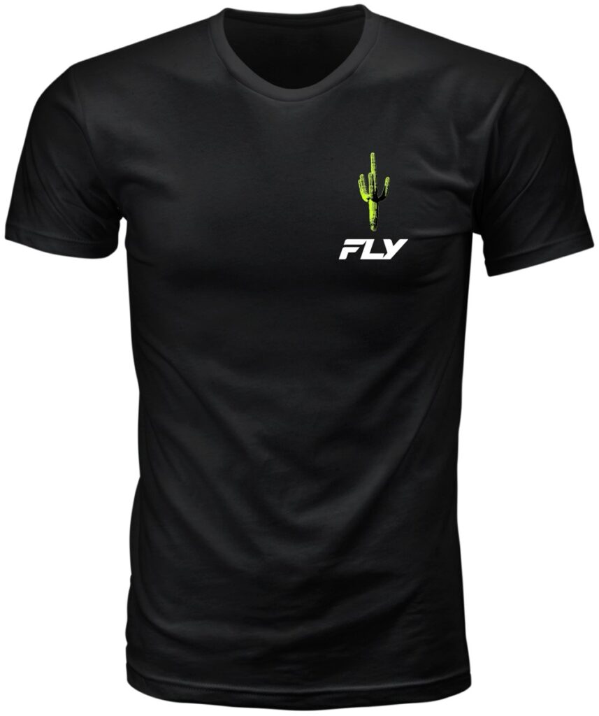 FLY RACING Desert Tee — Black — DESERT