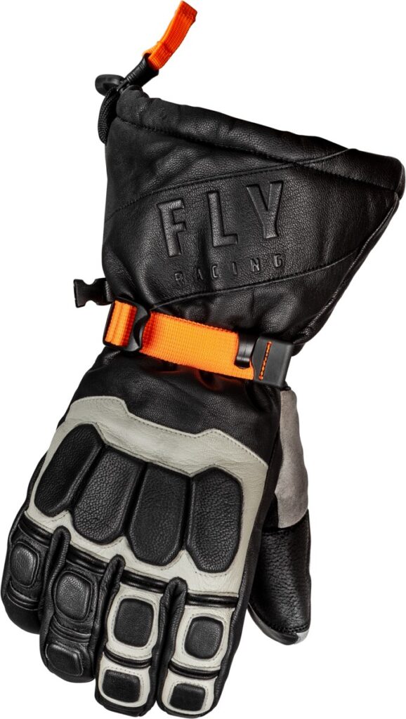 FLY RACING Glacier Gloves — Black/Grey/Orange