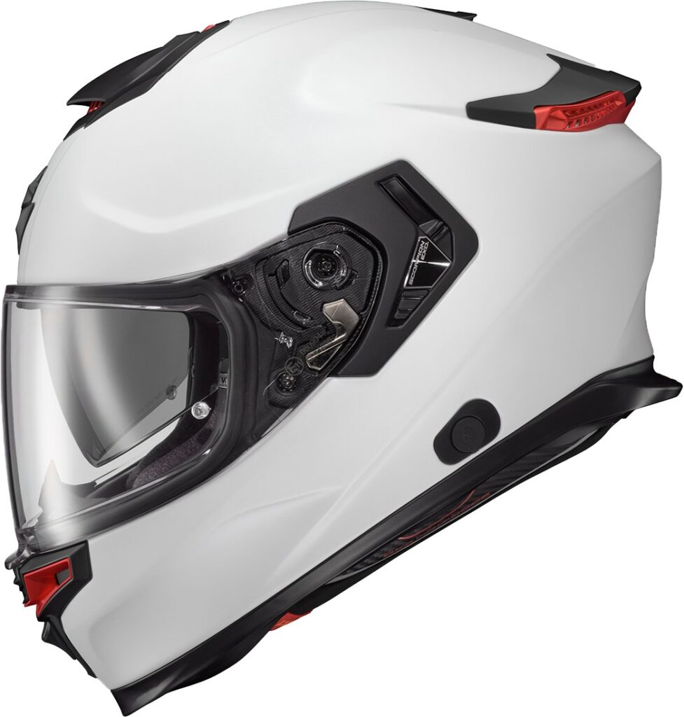 SCORPION EXO Eclipse Full Face Helmet — White — SOLID
