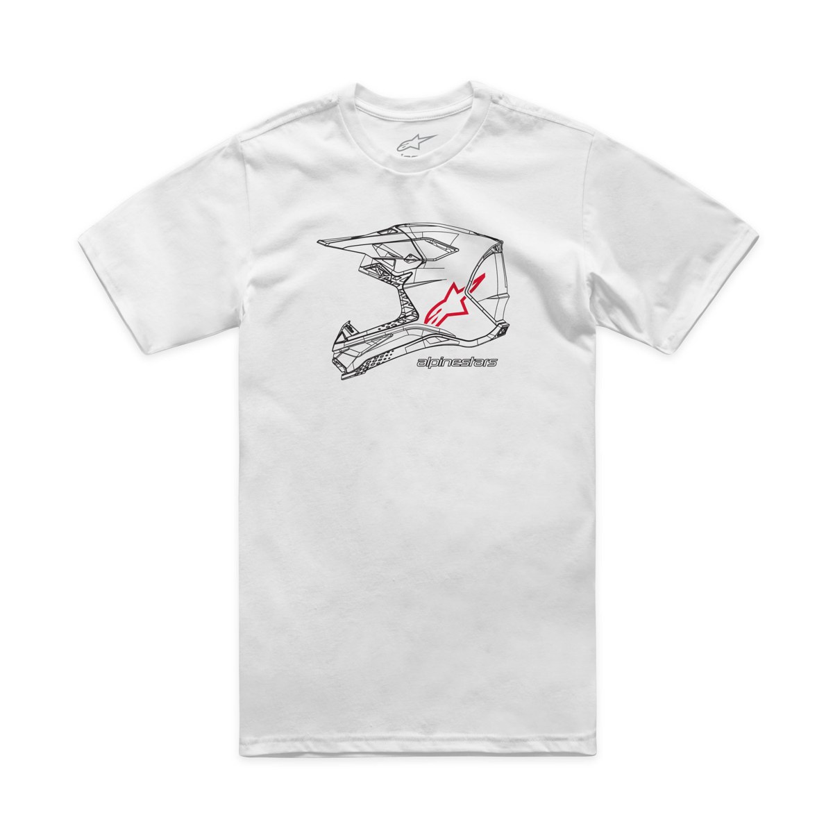 ALPINESTARS MX Helmets CSF Tee (2024) — White