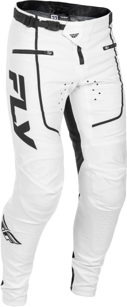FLY RACING Youth Rayce Bicycle Pants (2026) — White/Black