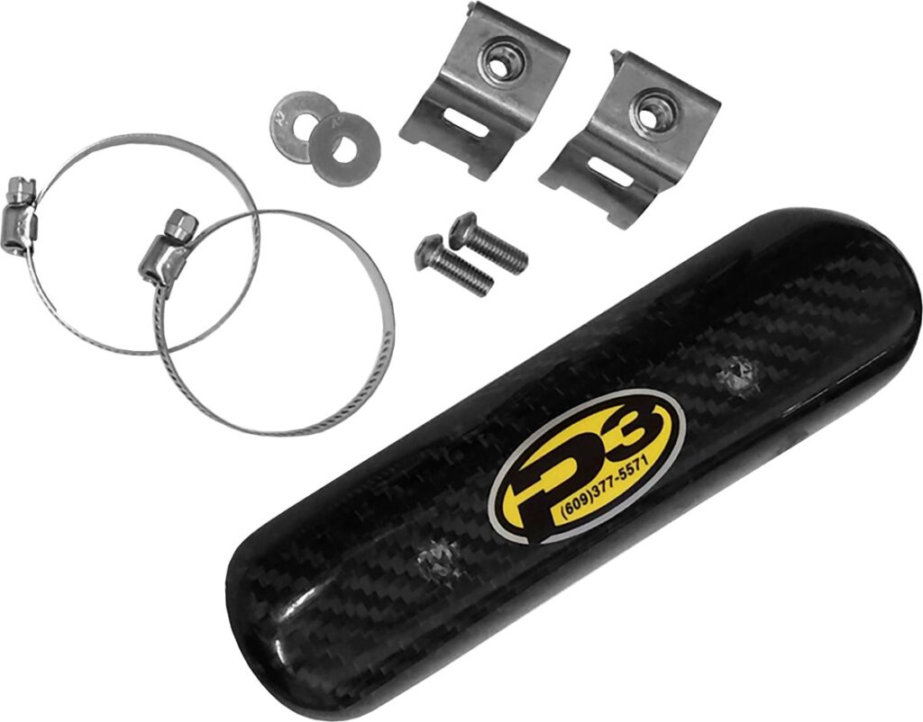 P3 Heat Shield Carbon Fiber 5" Universal - 200005
