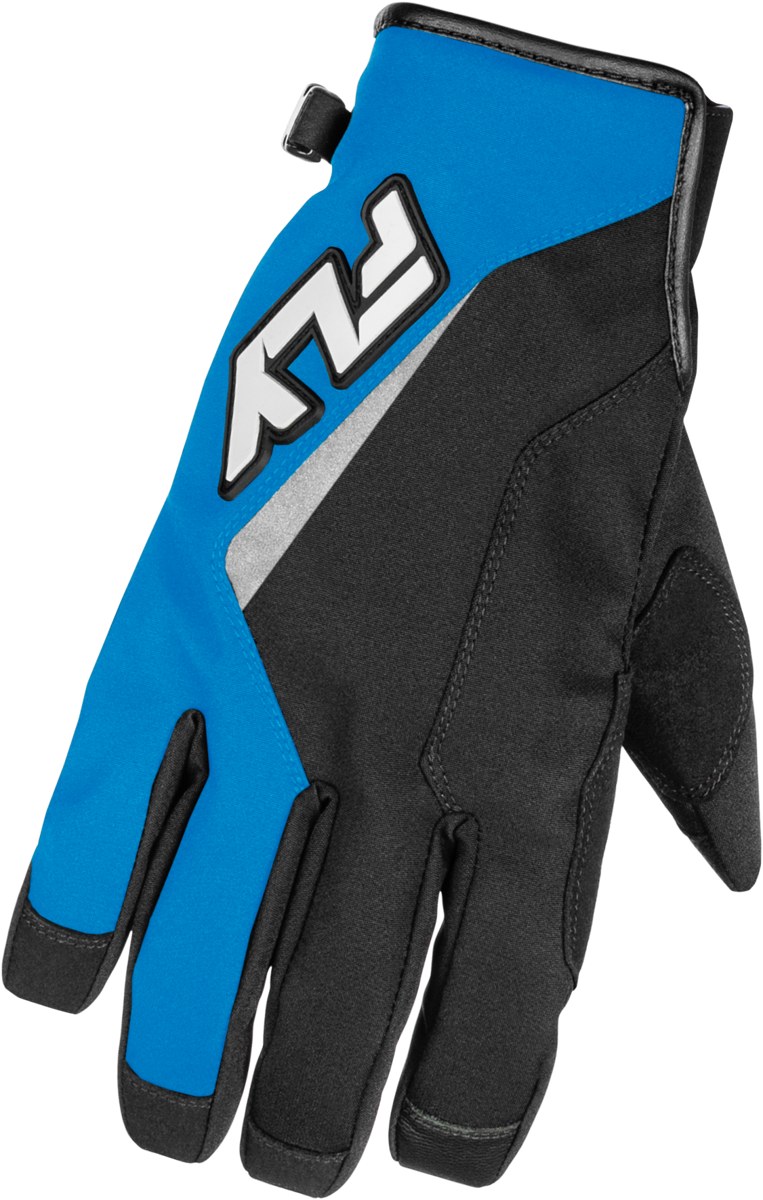 FLY RACING Youth Title Gloves — Blue/White