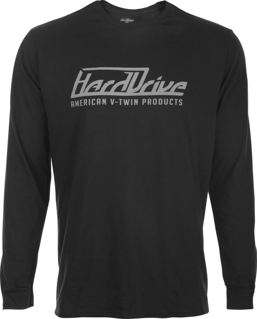 HARDDRIVE HardDrive Long Sleeve Tee — Black/Grey