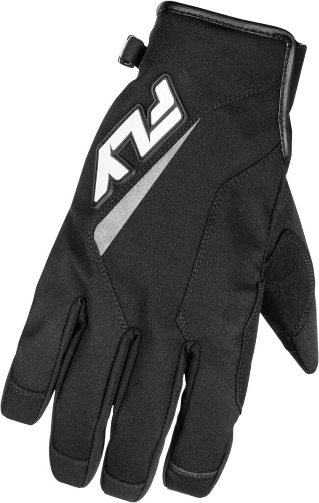 FLY RACING Title Gloves (2026) — Black/White