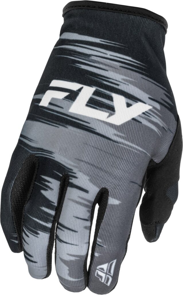 FLY RACING Girl's Lite Gloves (2026) — Black/Grey