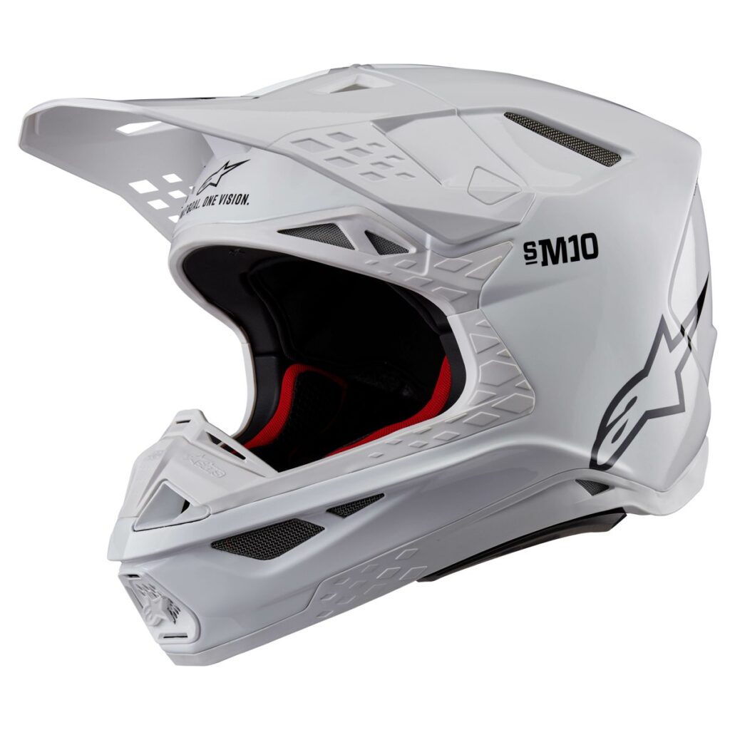 ALPINESTARS S-M10 Helmet — White — SOLID