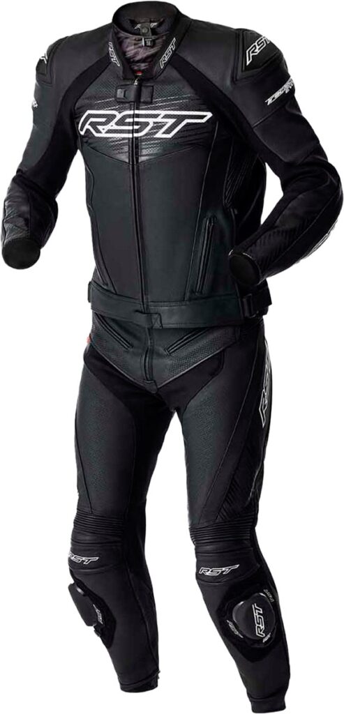 RST Tractech Evo D3O Leather Jackets — Black/White