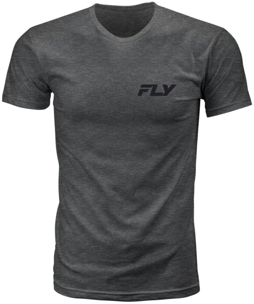 FLY RACING Freeride Tee — Grey — FREERIDE