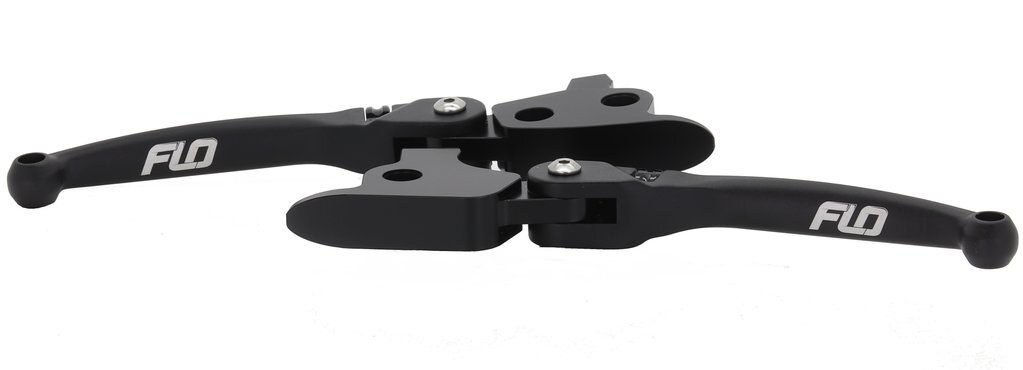 FLO MOTORSPORTS Mx Style Lever Set Black `08-13 Flh/Flt - HD-811BLK