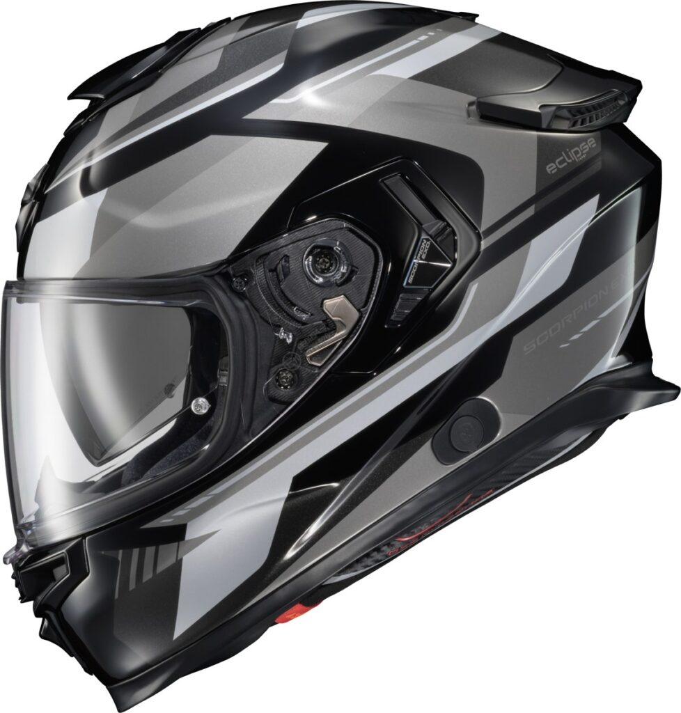 SCORPION EXO Eclipse Full Face Helmet — White — LUNAR