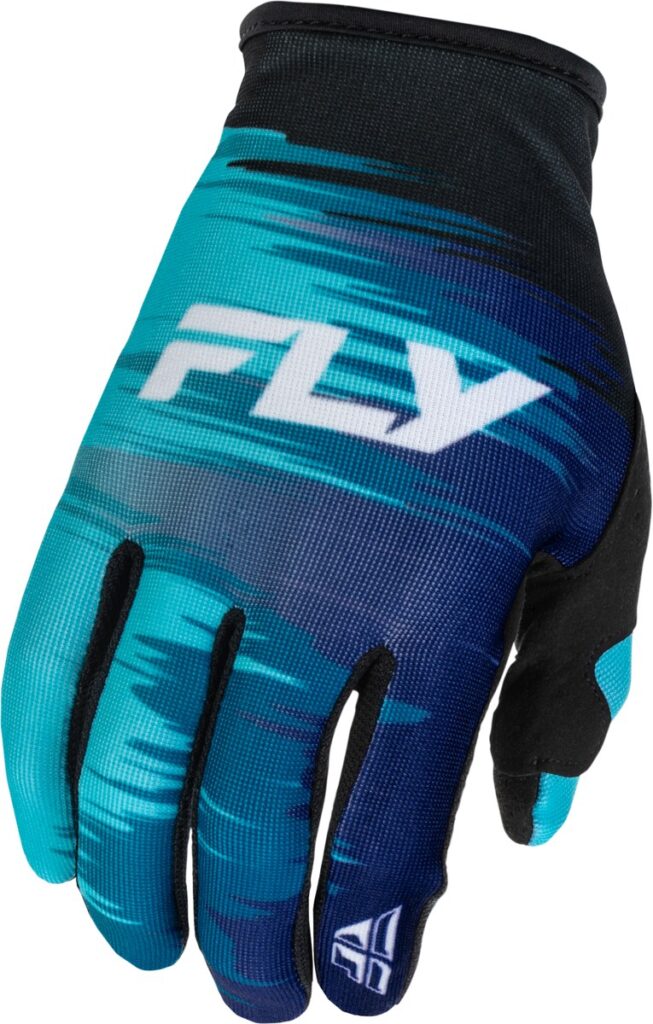 FLY RACING 2026 Women's Lite Gloves — Aqua/Navy/White