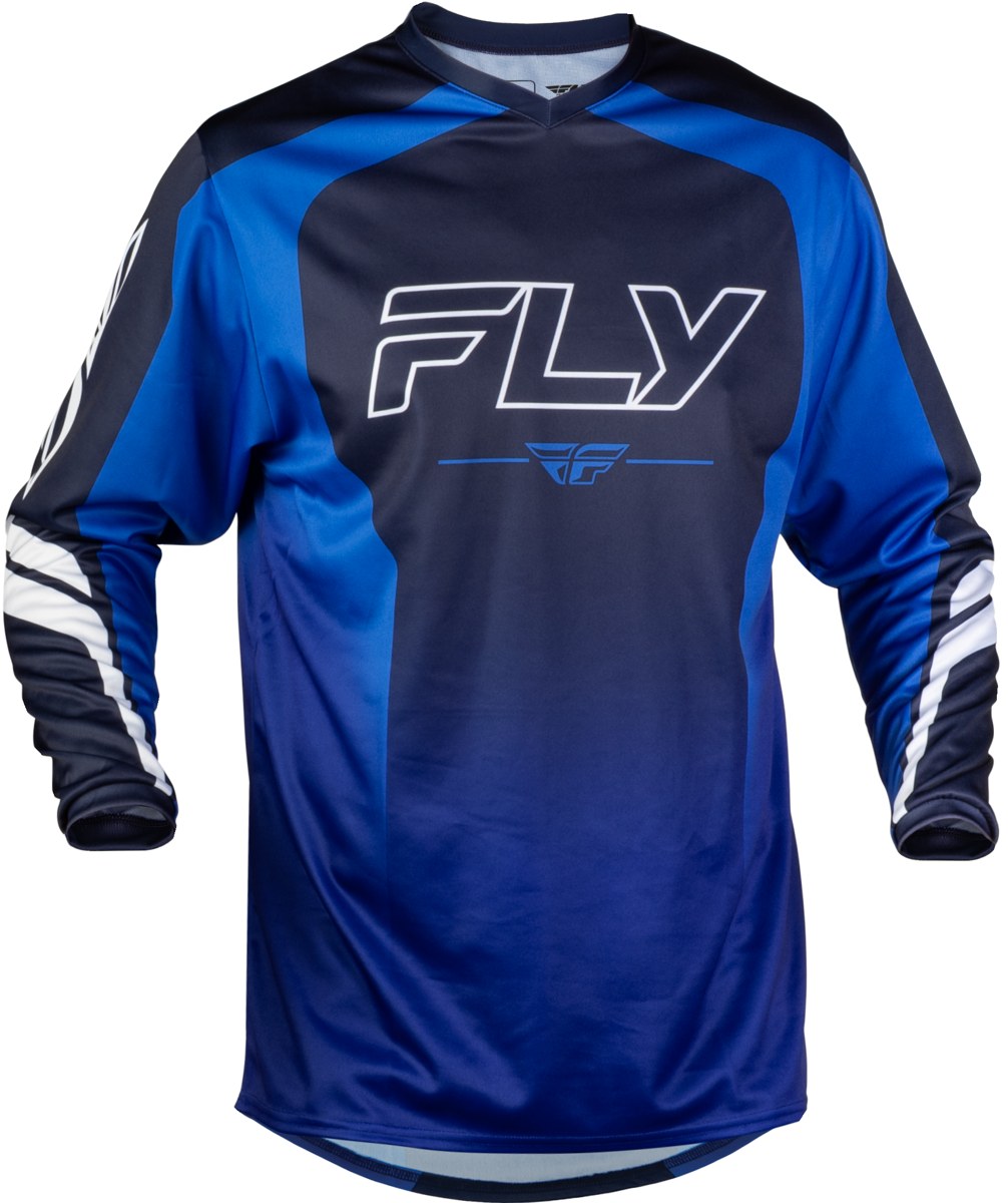 FLY RACING F-16 Raze Jersey (2027) — Navy/Blue/White — RAZE