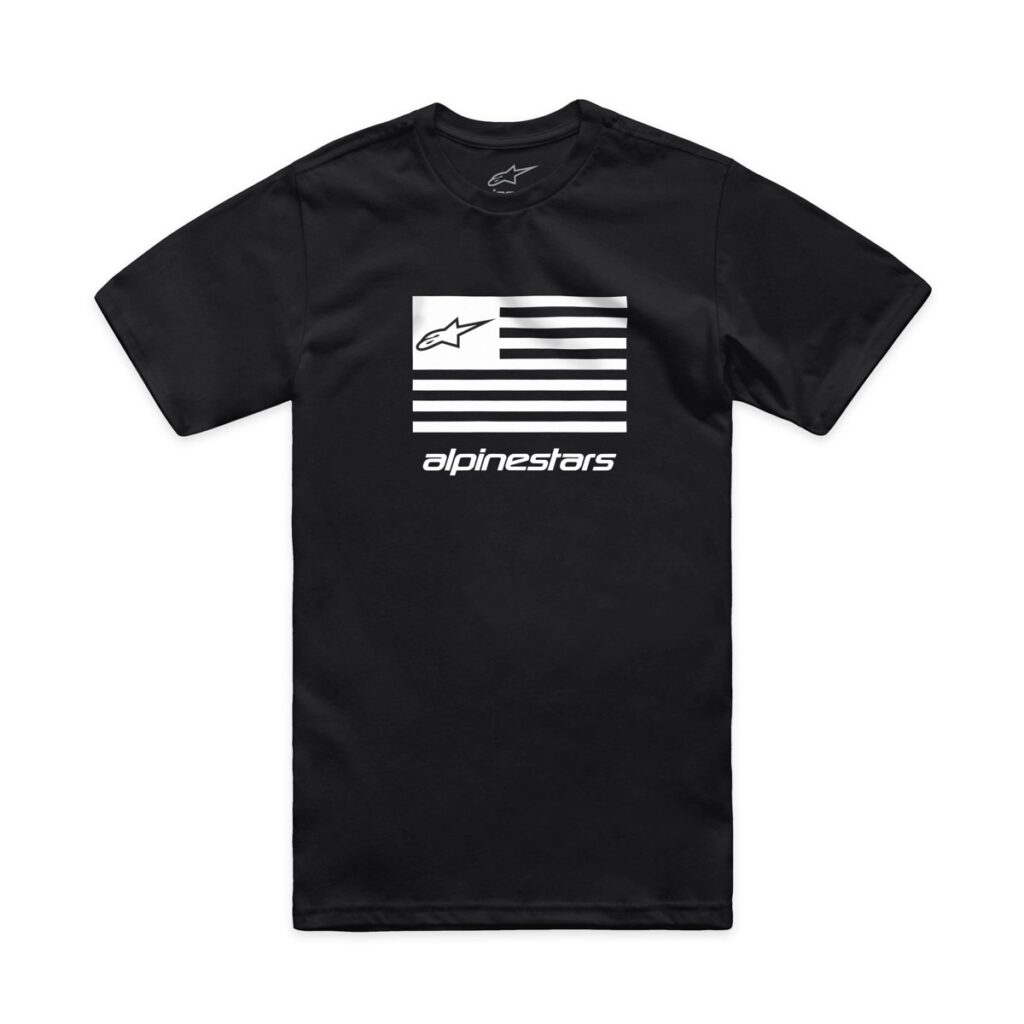 ALPINESTARS Flag CSF Tee (2024) — Black/White