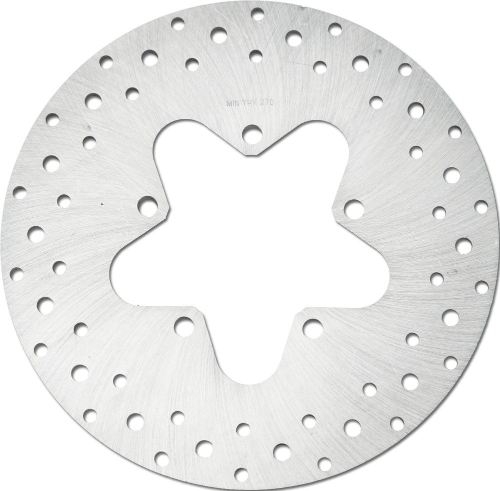 HARDDRIVE Ss Rear Rotor 11.5 Drilled Touring 86-99 Machined - 11-073