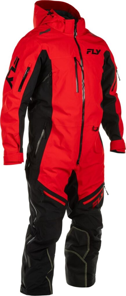 FLY RACING Cobalt Shell Snowbike Monosuit (2027) — Red/Black