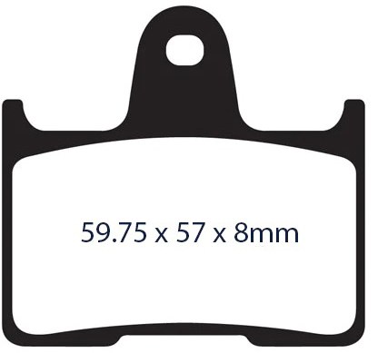 LYNDALL BRAKES Brake Pad Z+ Rear `14-Up Sportster - 7235-Z