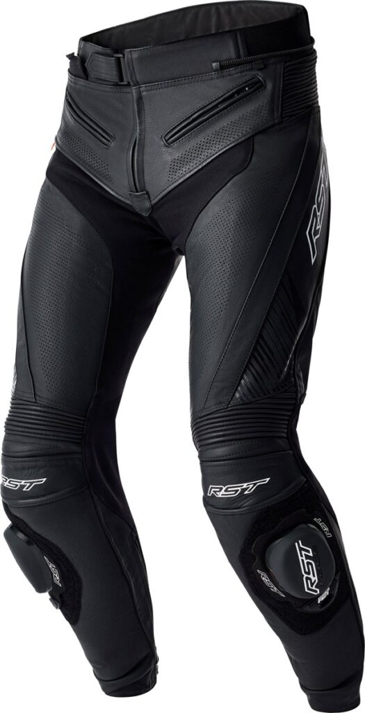 RST Tractech Evo D3O Leather Pants — Black/White