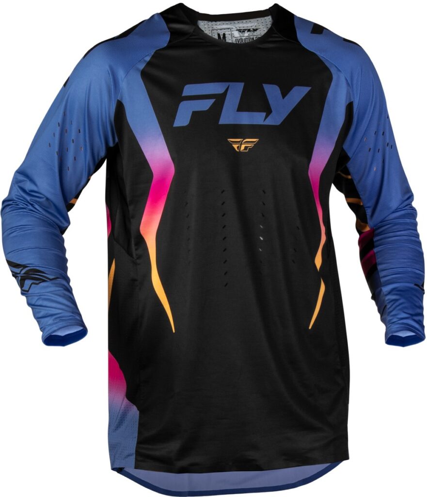 FLY RACING Evolution DST LE Bolt Jersey (2027) — Black/Blue/Multi — BOLT