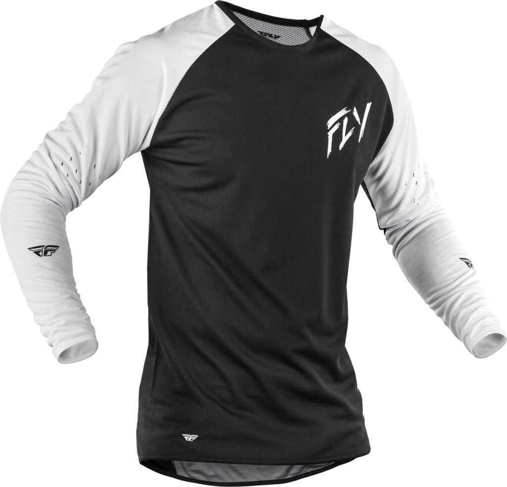 FLY MTB Gravity Dig Long Sleeve Jersey (2026) — Black/White