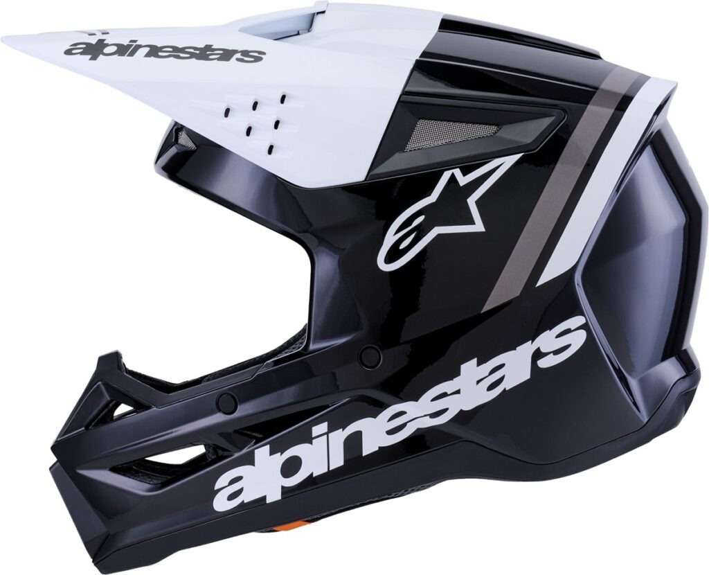 ALPINESTARS SM3 Radium Helmet — Black/White/Grey — RADIUM