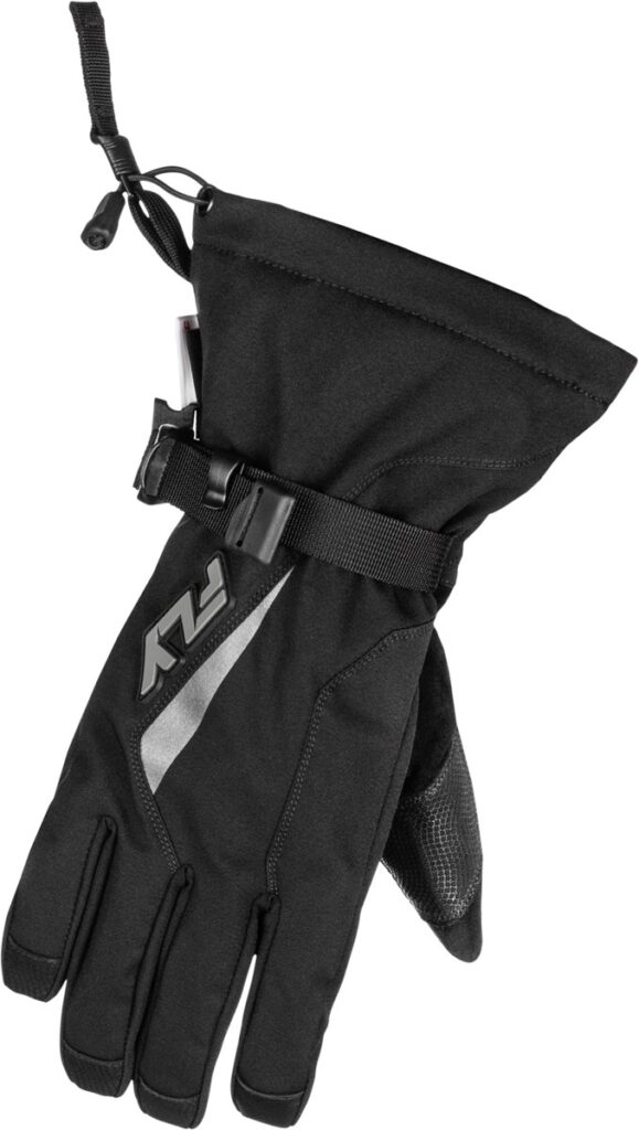 FLY RACING Title Gauntlet Gloves (2026) — Black/Grey