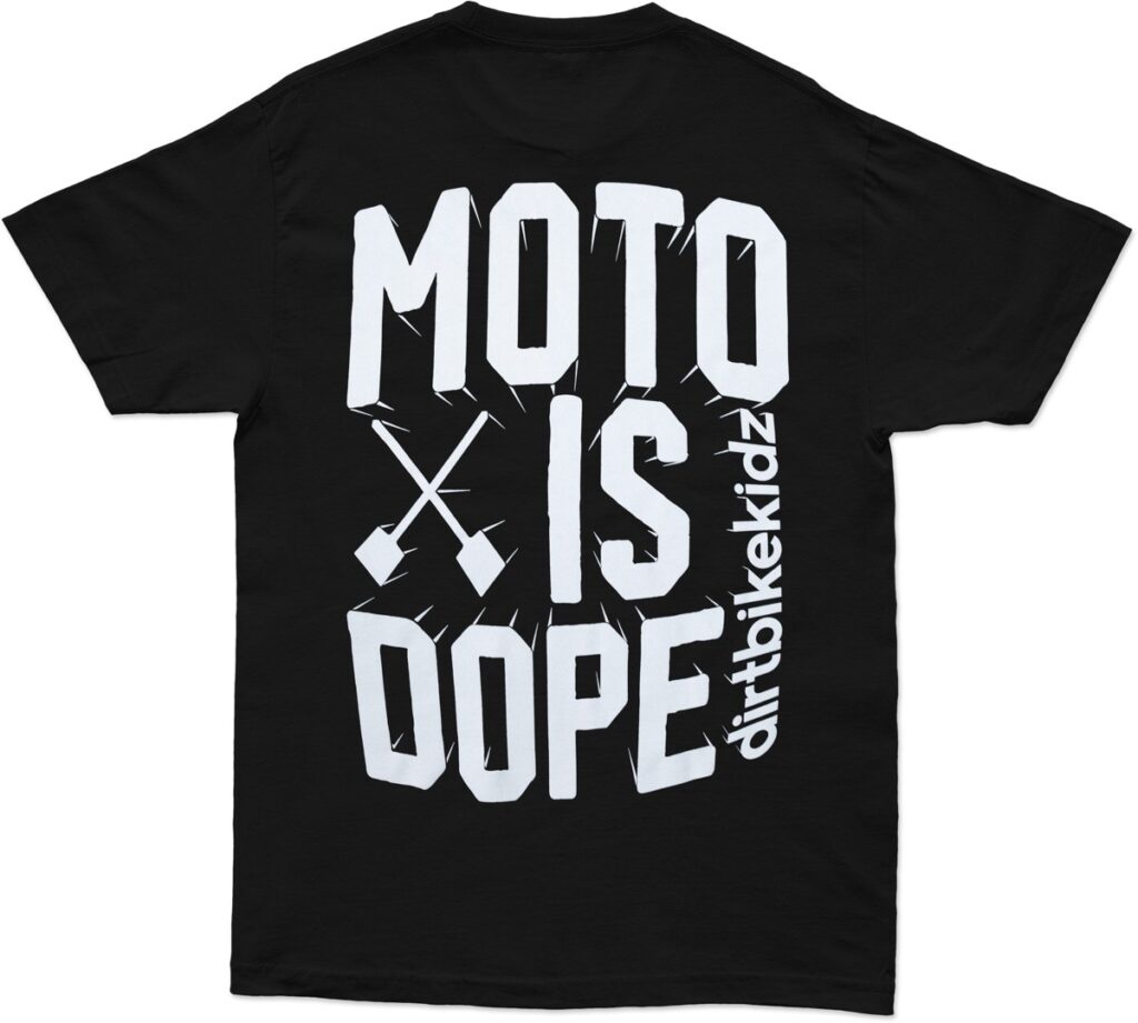DBK Moto is Dope Tee (2026) — Black