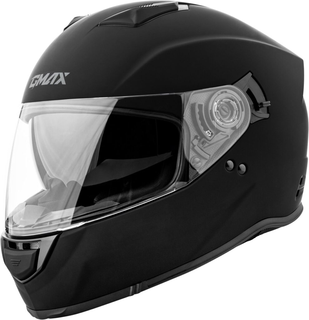 GMAX FF-18 Solid Helmets (2026) — Matte Black — SOLID