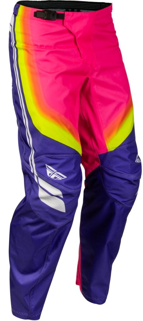 FLY RACING F-16 Raze Pants (2027) — Purple/Red/Yellow — RAZE