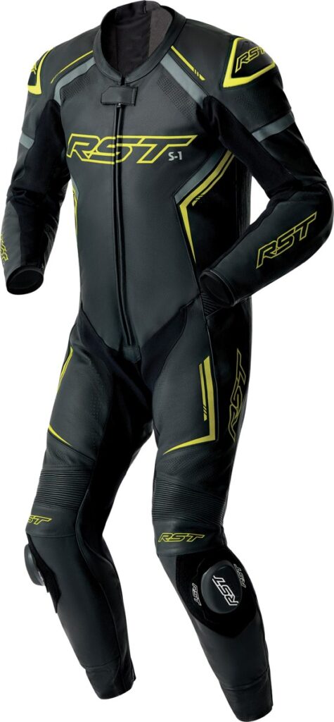 RST S1 D3O Suit — Black/Grey/Fluorescent Yellow
