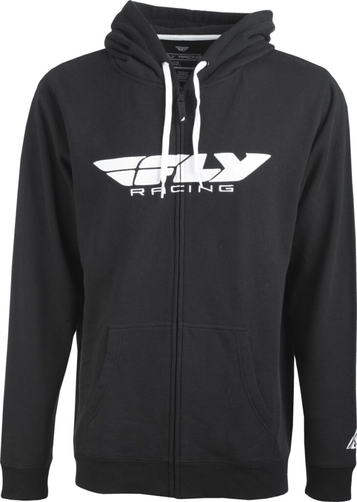 FLY RACING Corporate Zip Up Hoodie — Black