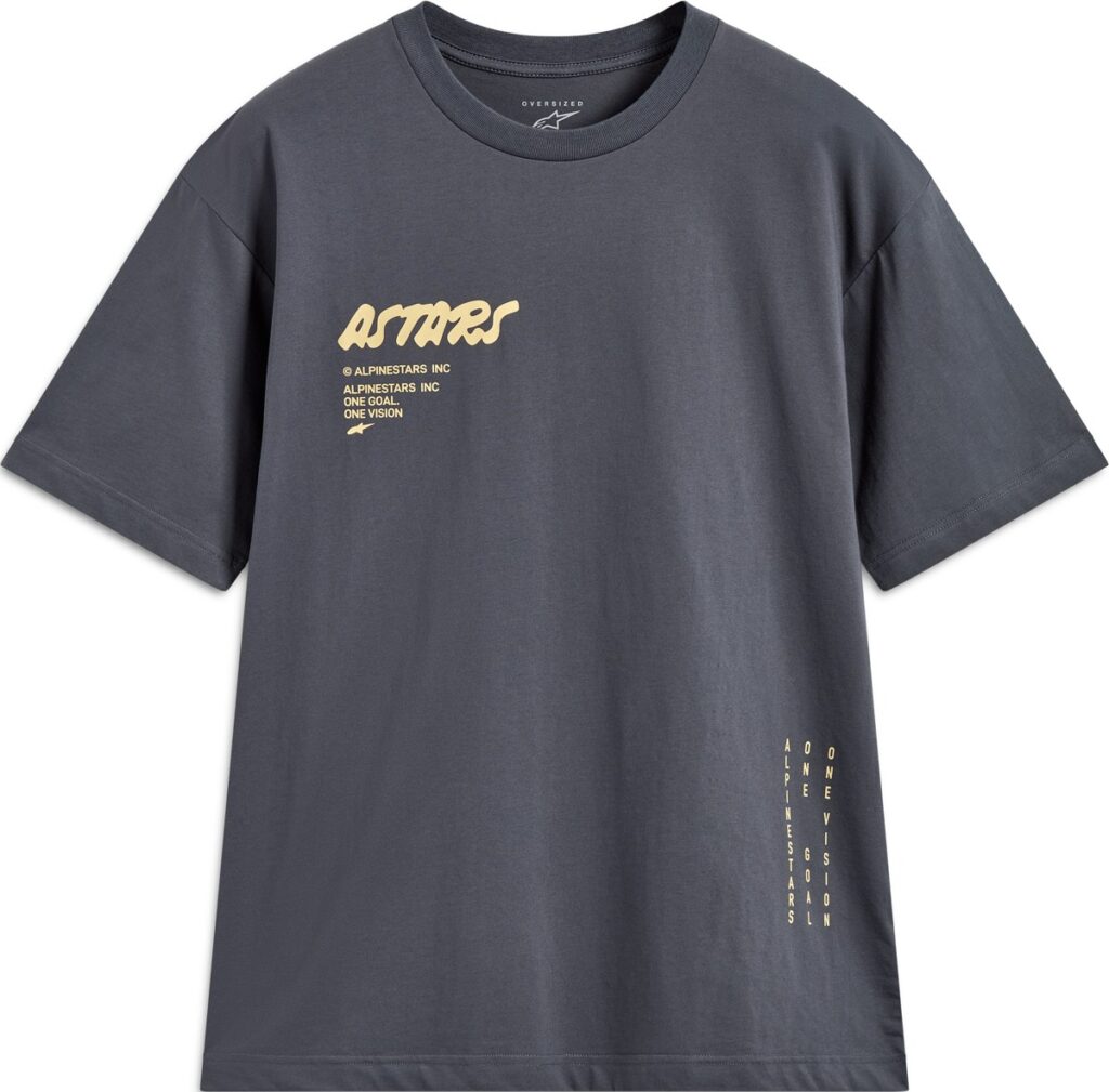 ALPINESTARS Chalk Oversized SS CSF Tee — Charcoal