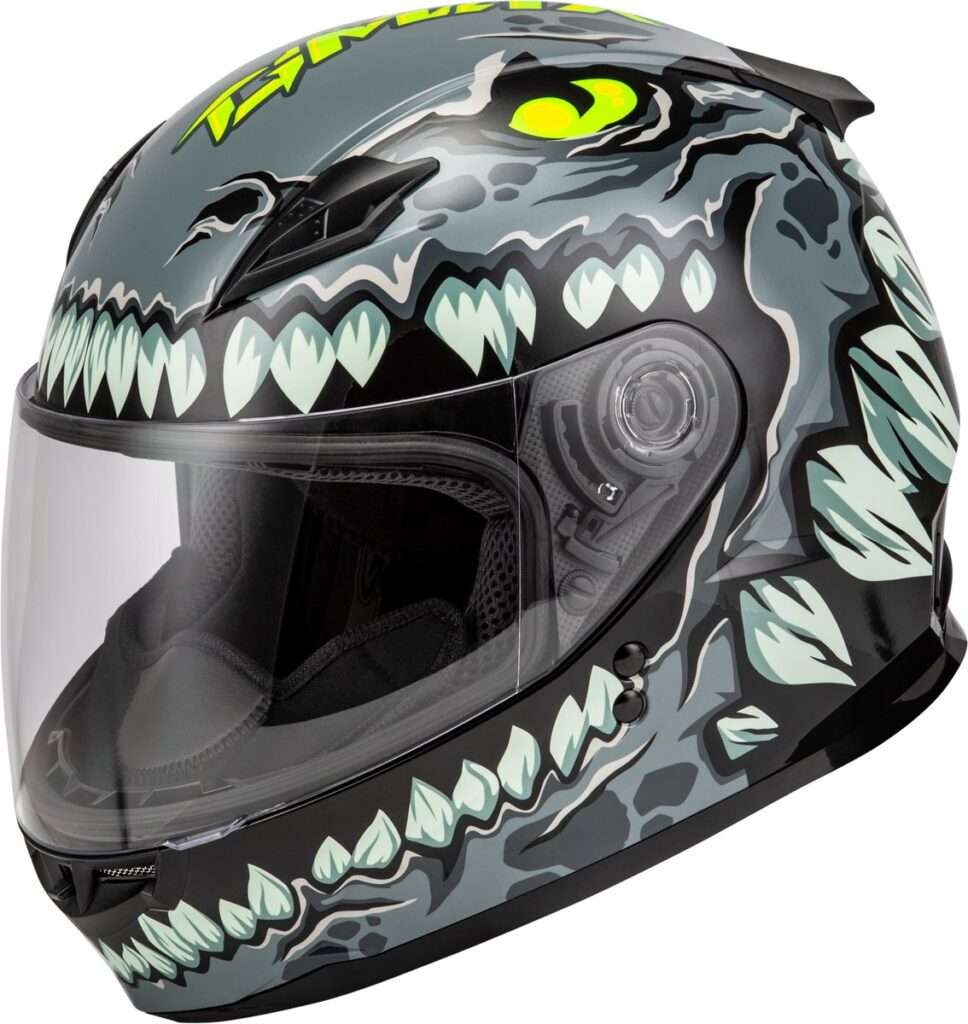 GMAX Youth GM-49Y Drax Helmet — Grey — DRAX