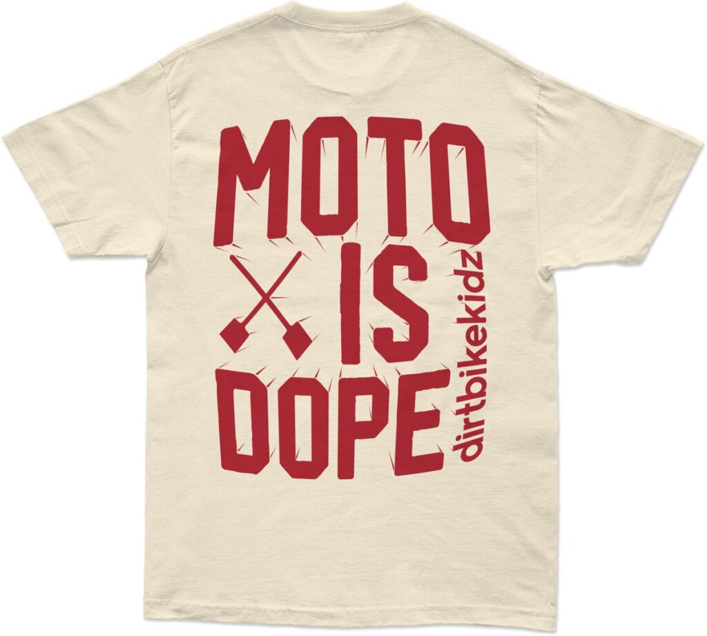 DBK Moto is Dope Tee (2026) — Cream