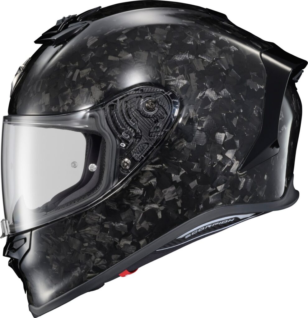 SCORPION EXO EXO-R1 Air Full Face Helmet Carbon — Black Onyx — ONYX