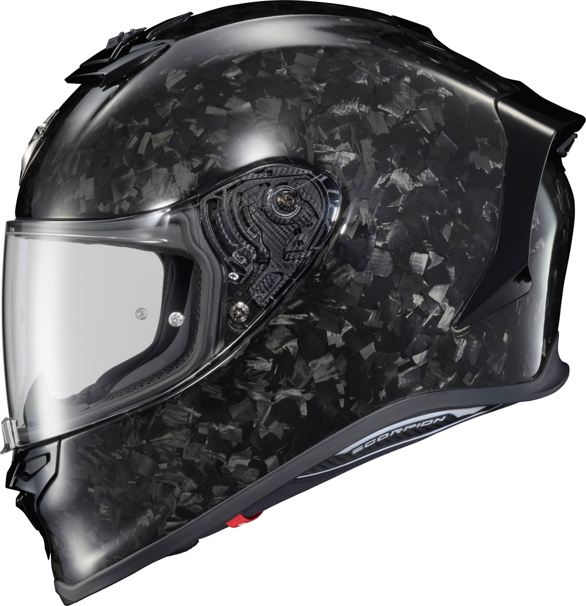 SCORPION EXO EXO-R1 Air Full Face Helmet Carbon — Black Onyx — ONYX