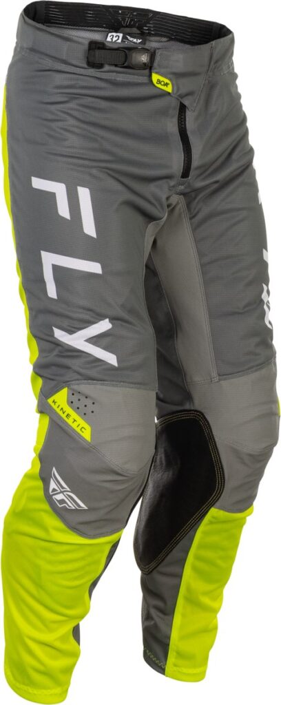 FLY RACING 2025.5 Kinetic Mesh Center Pants — Grey/White/HI-VIS