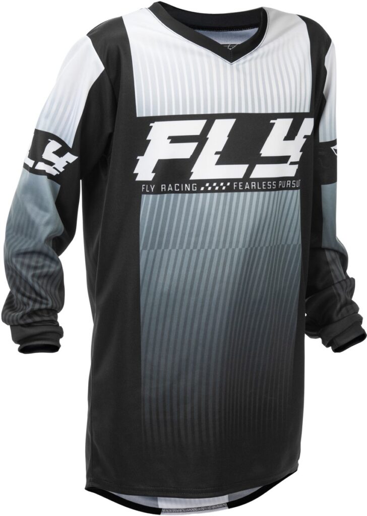 FLY RACING 2026 F-16 Youth Jersey — Black/White