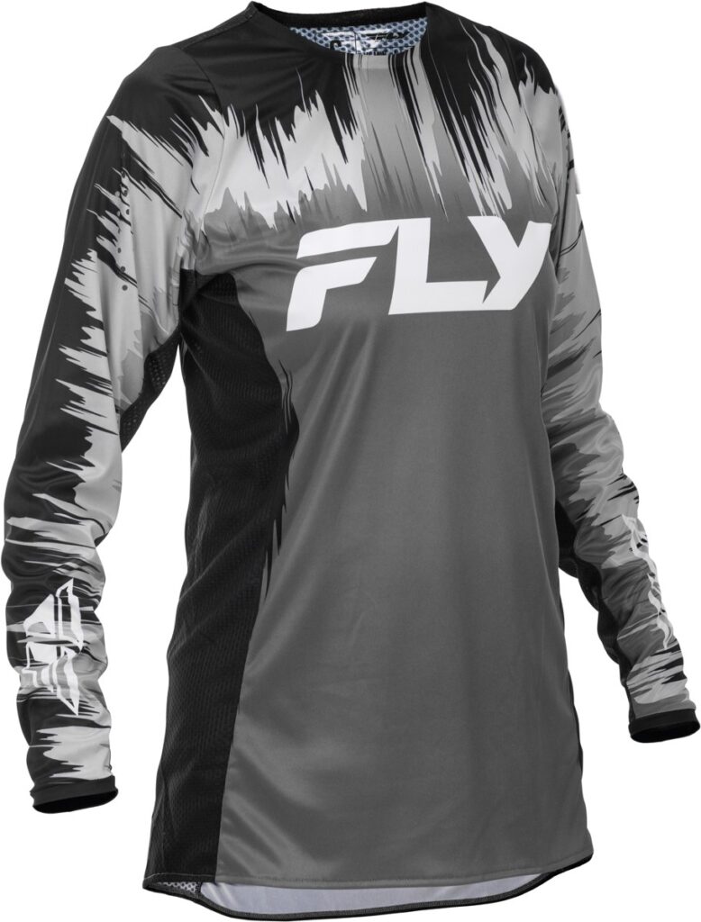 FLY RACING 2026 Women's Lite Jersey — Black/Grey/White