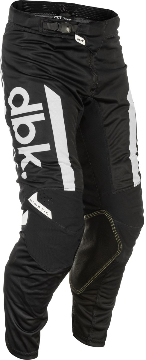 FLY RACING 2025.5 Kinetic Mesh DBK Pants — Black/White