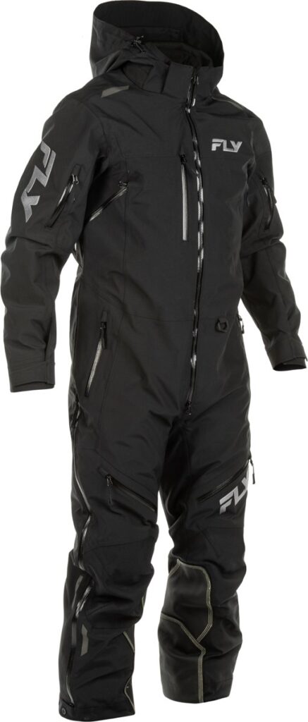 FLY RACING Cobalt Shell Snowbike Monosuit (2027) — Black/Grey