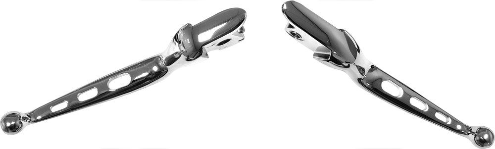 HARDDRIVE 3-Hole Lever Set Chrome Flh/Flt 14-16 - 053808