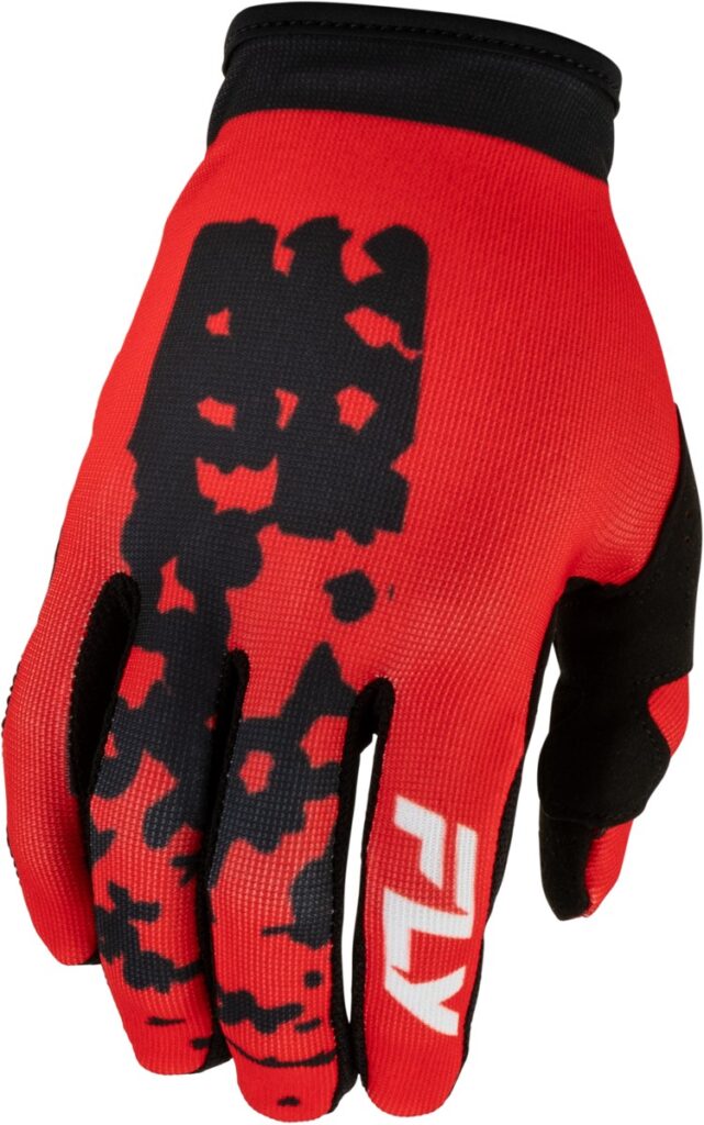 FLY RACING Lite Flake Gloves (2027) — Red/Black — FLAKE