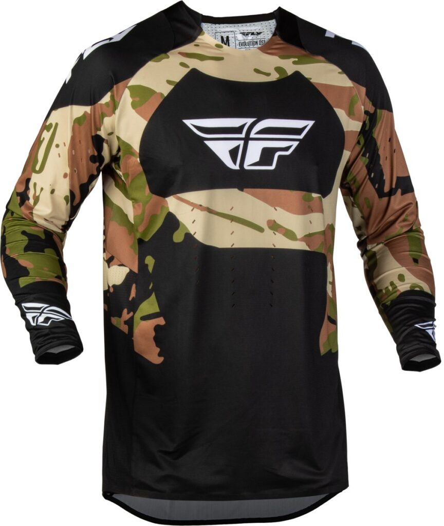 FLY RACING Evolution DST Hunt Jersey (2027) — Black/Camo — HUNT