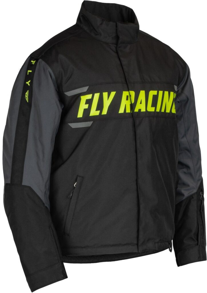 FLY RACING Outpost Jacket (2024) — Black/Grey/Hi-Vis Yellow
